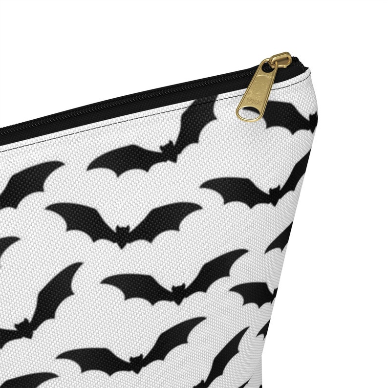 Goth makeup bag Bat makeup bag Gothic Accessory Pouch with Etsy