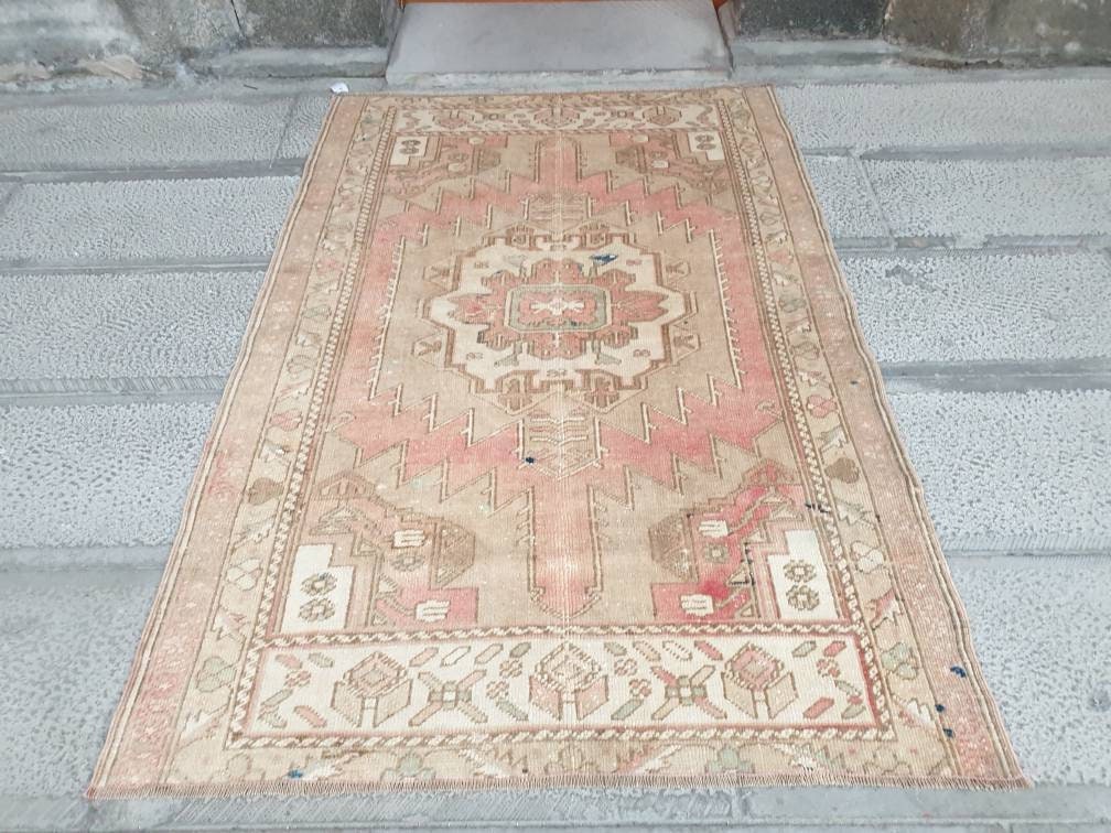pastel rug code1587 kilim rug turkish rug wooll rug area rug handmade rug 4.1x2.9 feet