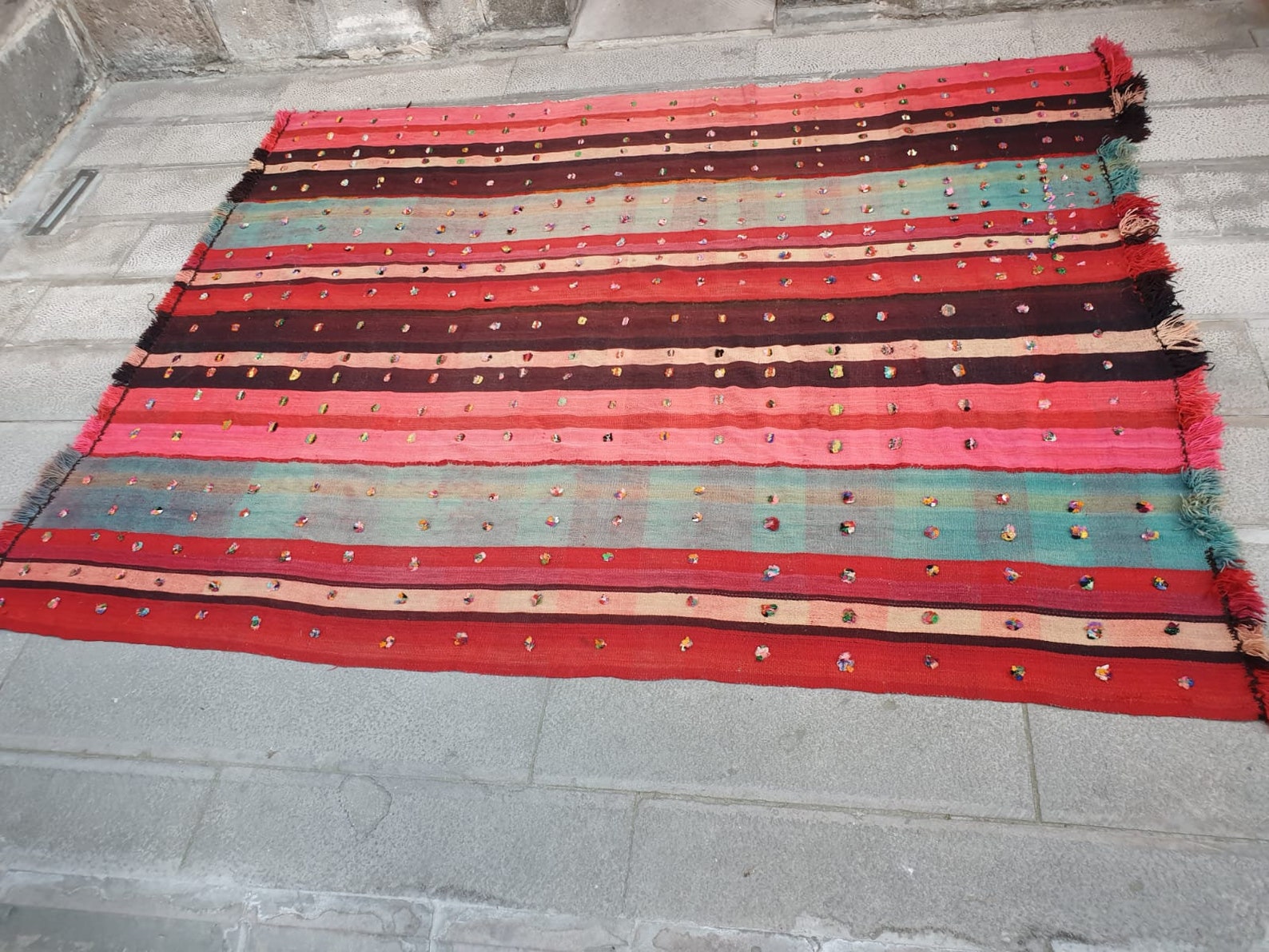 Area Kilim Vintage Kilim Turkish Kilim Tribal Kilim Etsy