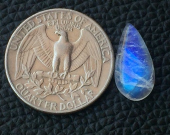 AAA Quality Rainbow Moonstone Loose Gemstone Smooth Cabochon Size 17x8x3 MM Use For Ring Wholesaler Gemstone Brilliant Rainbow Moonstone