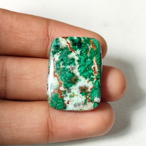 Graceful Quality Chrysocolla Jasper Cabochon Loose Gemstone Beautiful Polish Size - 28x20x4 MM Wholesaler Chrysocolla Jasper Use For Jewelry