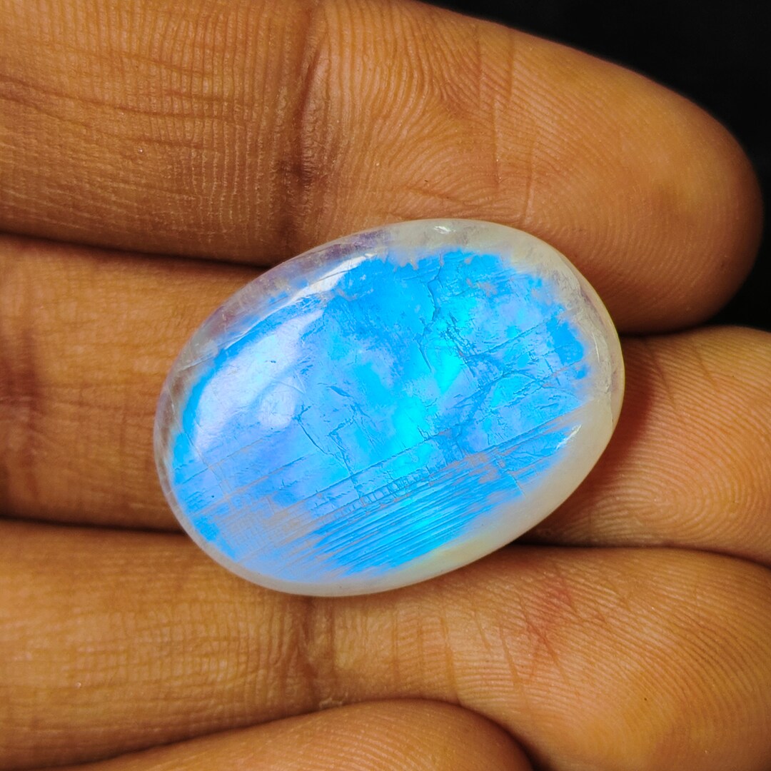 Beat Quality Rainbow Moonstone Eye Clean Rainbow Moonstone Cabochon