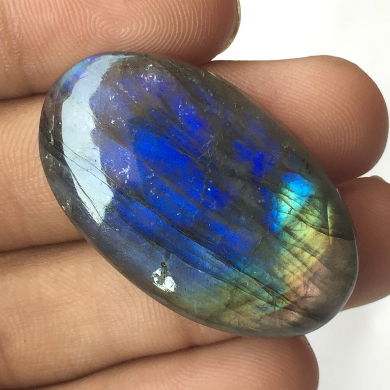 40x24x7 MM Unique Labradorite Cabochon Gemstone Natural Labradorite Loose Gemstone Use For Her Labradorite Cabochon Oval Shape