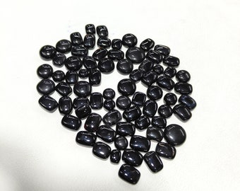 Best Quality Black Onyx Tumbled  Gemstone Handmade Stone Wholesaler gemstone Small Tumbled Stones Best For Jewelry Best Black Onyx