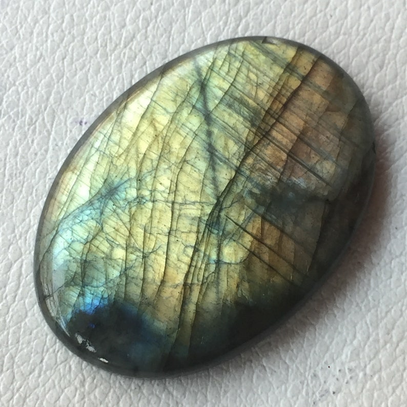 44x31x7 MM Gorgeous Flashy Labradorite Gemstone For Making Jewelry Labradorite Cabochon Oval Shape loose Gemstone Item No.13532
