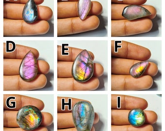 Brilliant Multi Flashy Labradorite Mix Shape Smooth Cabochon Loose Gemstone Natural Labradorite Wholesaler Gemstone Gift For Her