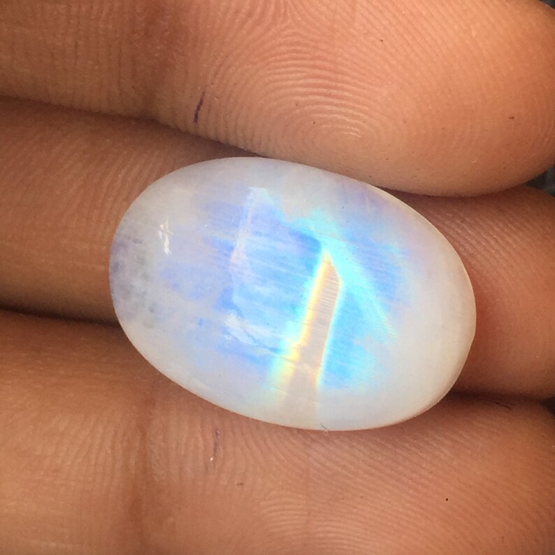 Awesome Full Multi Fire Rainbow Moonstone Gemstone Wholesaler Loose Gemstone Size-22x15x6 MM Rainbow Moonstone Cabochon Oval Shape