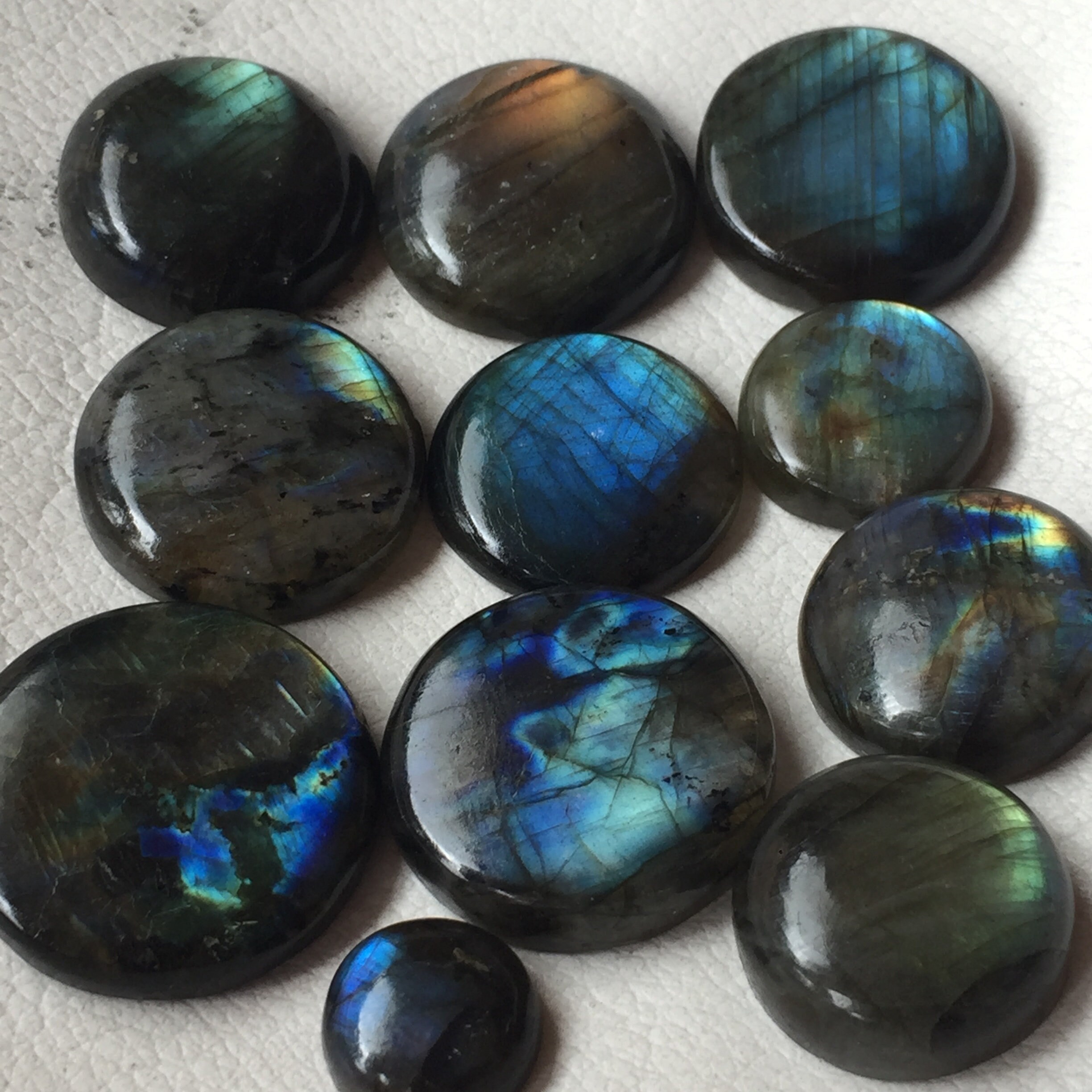 Wonderful Labradorite 11 Piece Labradorite Handmade Cabochon Etsy