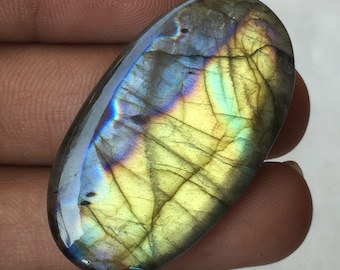 42x24x6MM Spectrolite Flashy Labradorite Cabochon Gemstone Wholesale Gemstone Oval Shape Use For Jewelry Labradorite Cabochon ItemCode#12006