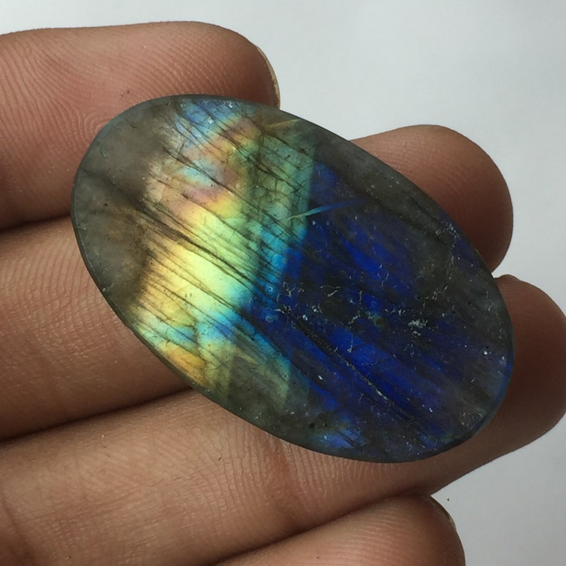 40x24x7 MM Unique Labradorite Cabochon Gemstone Natural Labradorite Loose Gemstone Use For Her Labradorite Cabochon Oval Shape