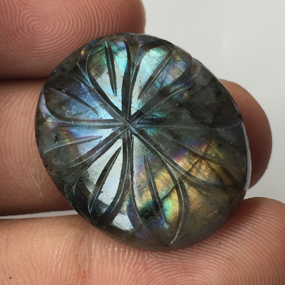Unique Flashy Labradorite Carving Gemstone Natural Labradorite | Etsy