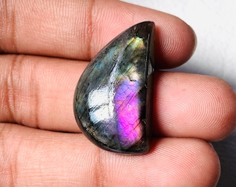 Spectrolite Labradorite Cabochon Loose Gemstone Natural Labradorite Size-39x27x5 MM Fancy Shape Wholesaler Gemstone Best For Jewelry Pendant