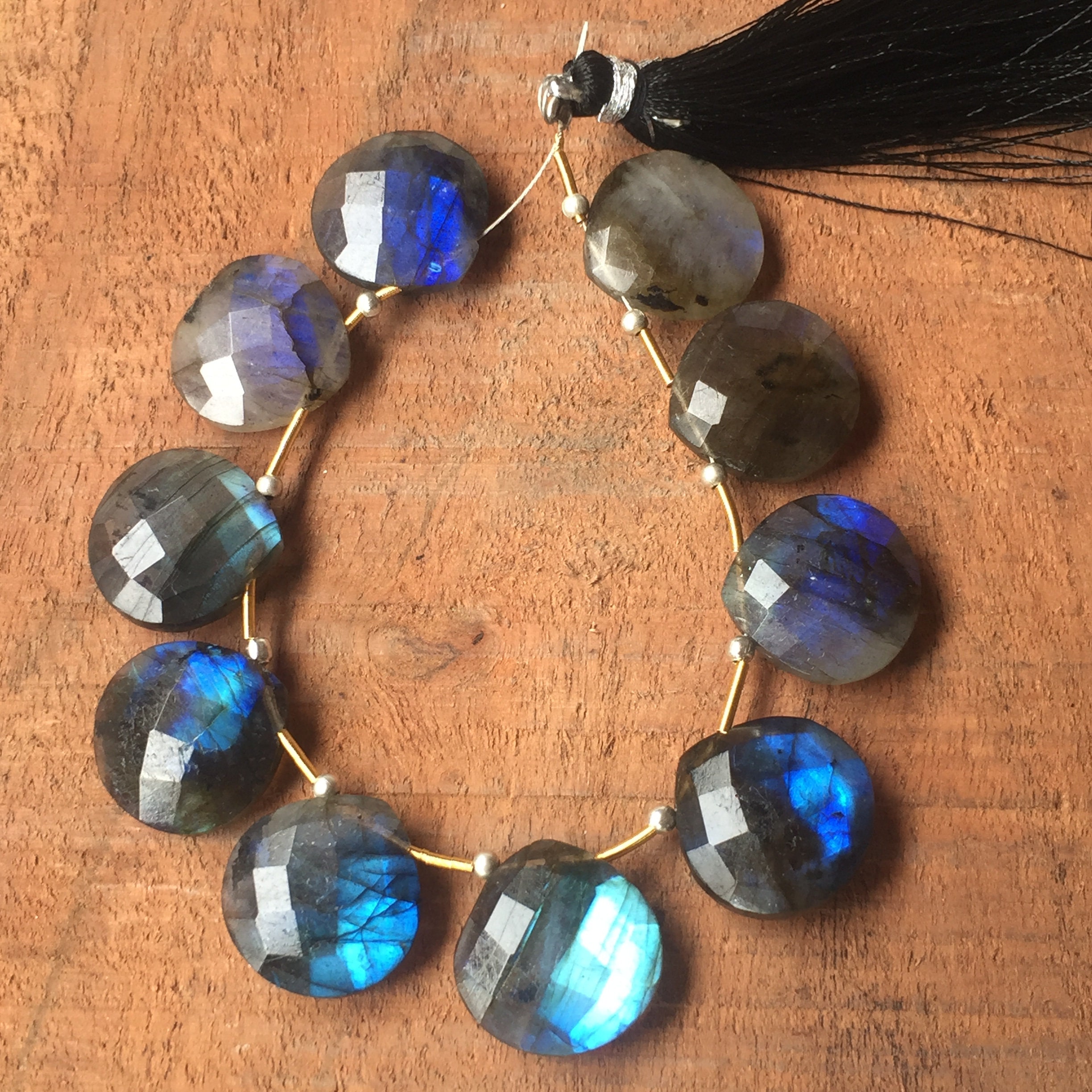 Awesome Labradorite Faceted Cut 10 Pieces Size16x16 MM Etsy