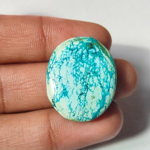 Gorgeous Chrysocolla Cabochon Unique Gemstone Pear Shape Size - 29x23x7 MM Fabulous Semi Precious Loose Chrysocolla Gemstone Gift For her