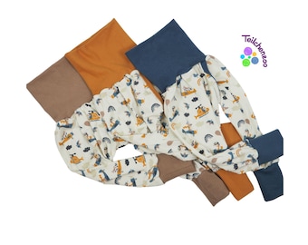 Pantaloni con spacco organico, pantaloni con spacco, pantaloni senza pannolini in varie taglie