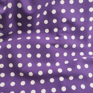 19,60 euros/mètre jersey bio pois violet-blanc tonton image 3