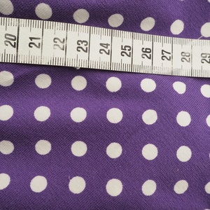 19,60 euros/mètre jersey bio pois violet-blanc tonton image 2