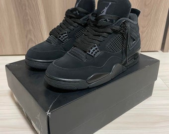 Jordan 4 Triple Black à vendre - Sneaker- Chaussures, Baskets de basket-ball, Baskets pour hommes, Baskets pour femmes, Cadeau