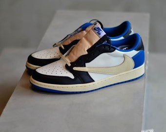 Fragment x Jordan 1 Low OG- Shoes, Basketball sneakers, Men Sneakers, Women Sneakers , Gift