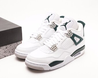 Jordan 4 “OXIDIZED GREEN” - Shoes, Basketball sneakers, Men Sneakers, Women Sneakers , Gift