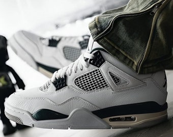 Jordan 4 Military Black For Sale- Shoes, Basketball sneakers, Men Sneakers, Women Sneakers , Gift