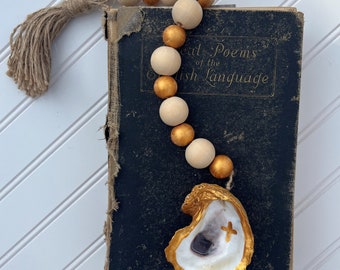 Natural Oyster Shell Blessing  Prayer Beads