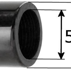 AURORIS zylinderförmiger Magnetverschluss aus Edelstahl Farbe silber oder schwarz und Innendurchmesser 4mm oder 5mm wählbar imagem 3