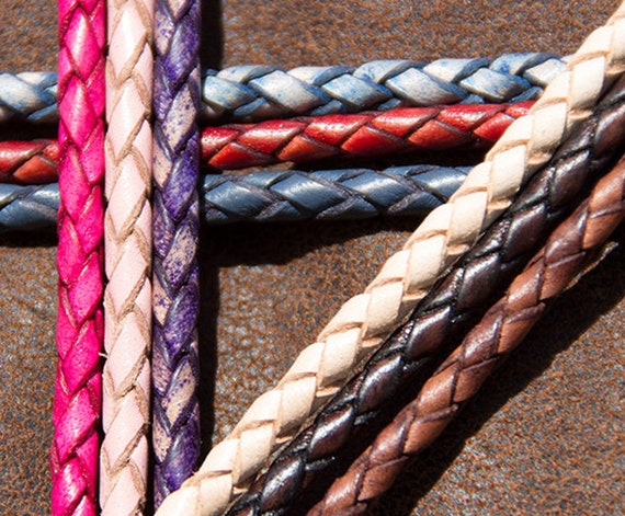 Cordo In Pelle Vacchetta Naturale - 10 Metri, Diametro 3mm, Nero - Foto 2