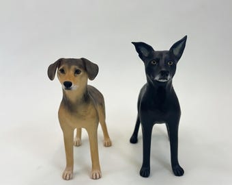Personalized Pet Wedding Cake Topper: Custom Dog & Cat Figurine