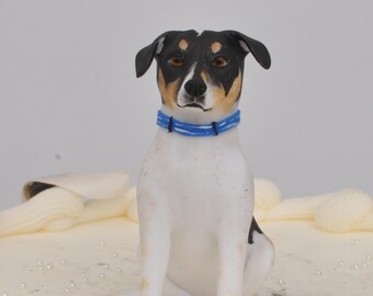 Personalized Pet Wedding Cake Topper: Custom Dog & Cat Figurine