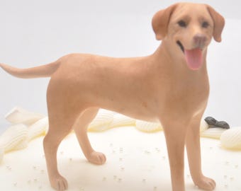 Personalized Pet Wedding Cake Topper: Custom Dog & Cat Figurine