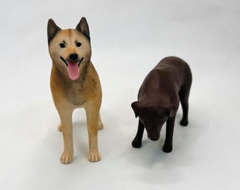 Personalized Pet Wedding Cake Topper: Custom Dog & Cat Figurine