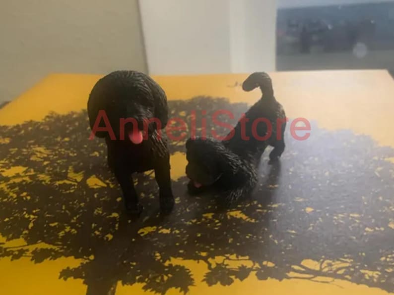 Personalized Pet Wedding Cake Topper: Custom Dog & Cat Figurine image 9