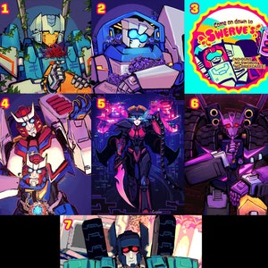 Transformers Miniprints (SELECT OPTION)