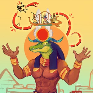 Lord of Destiny - Sobek-Ra Print