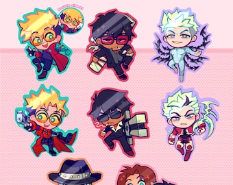 Trigun Colored Acrylic Charms