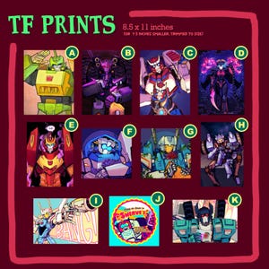 Transformers Standard Prints