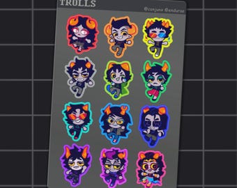 HS Trolls Sticker Sheet