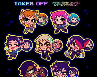 PREORDER WAVE 2 Scott Pilgrim Cast Charms