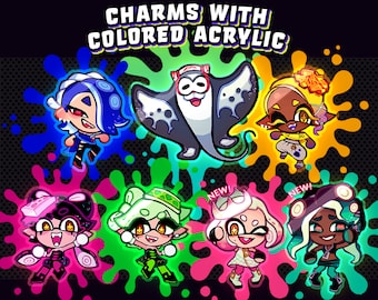 Splatoon Idol Charms!