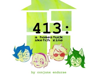 PREORDER 413 Homestuck Sketch Zine