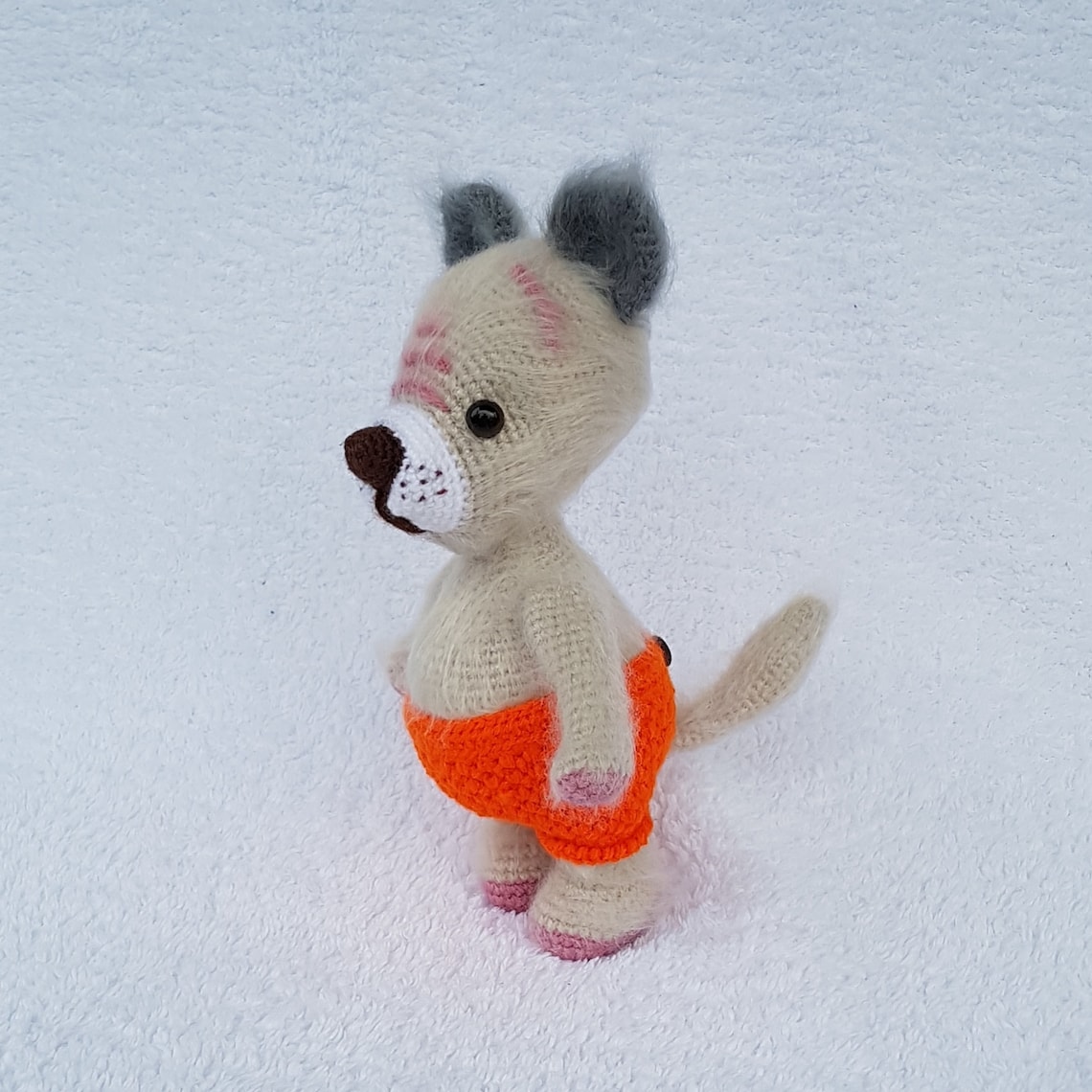 Dog. Puppy. Little Pooch. Puppy. Toys Crocheted Amaguri Etsy UK