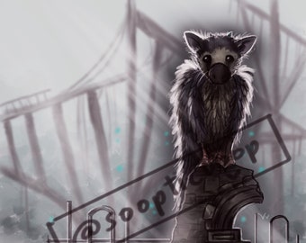 Waiting for Trico- Trico Art Print