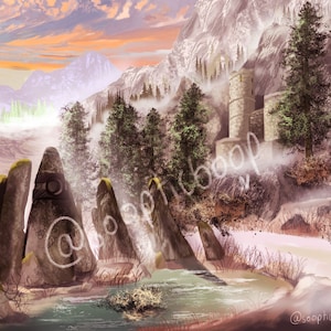 The Atronach Stone- Skyrim Art Print