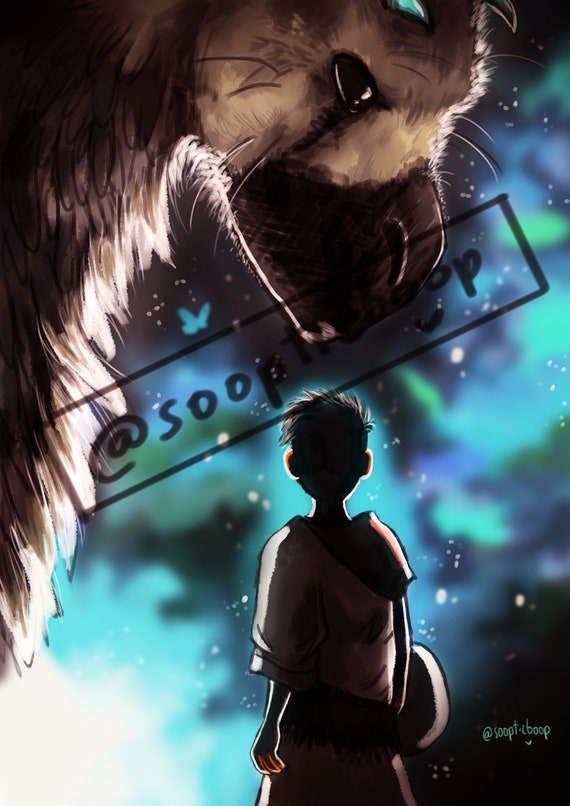 The Last Guardian Trico Art Print