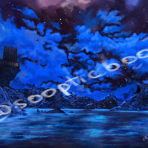 Winterhold- Skyrim Art Print