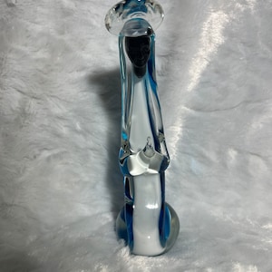 Rare Murano art glass praying Madonna Figurine