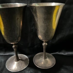 deUberti Italy Silver Wine Goblet