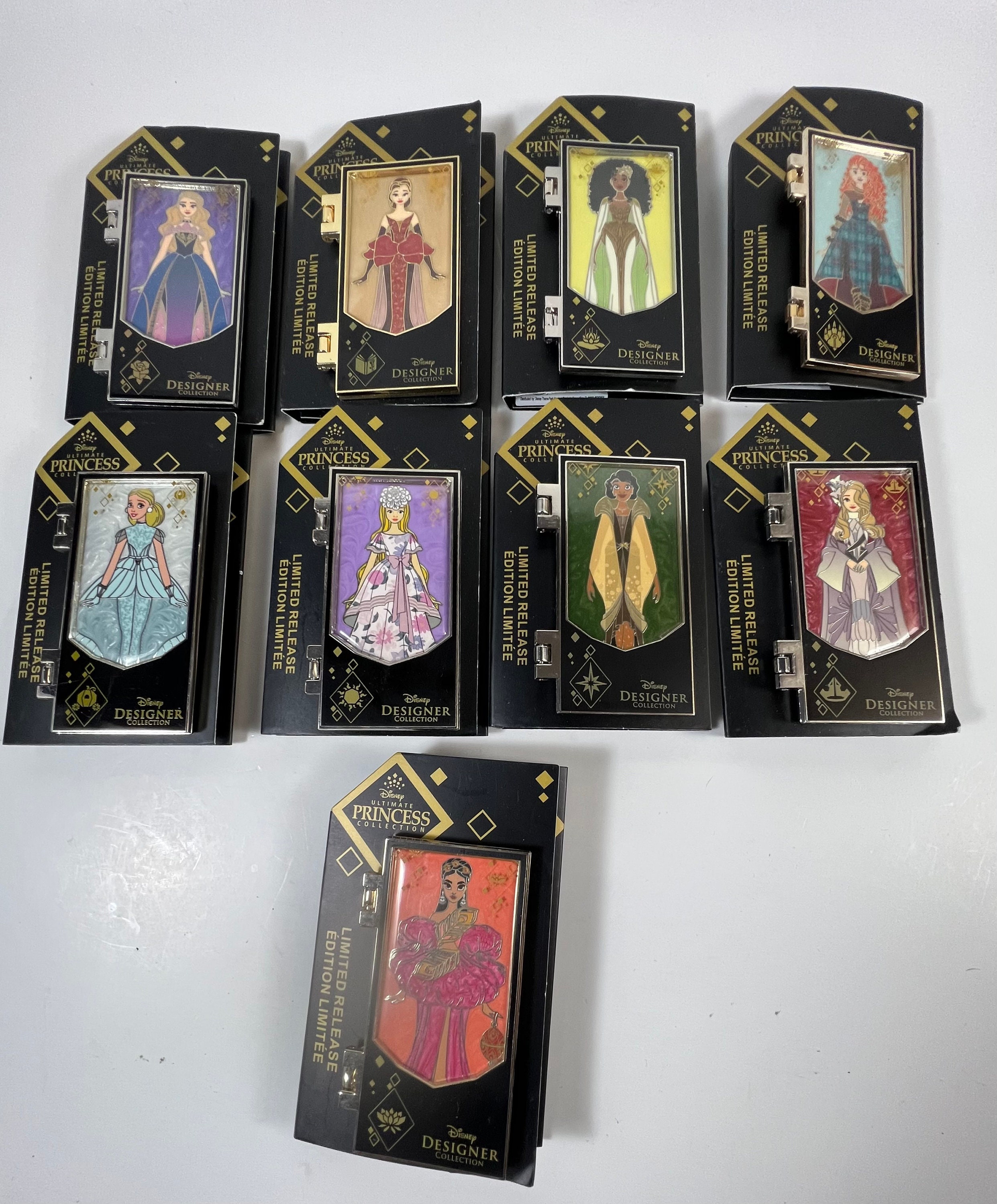 Disney Ultimate Princess Designer Collection Hinged Pins