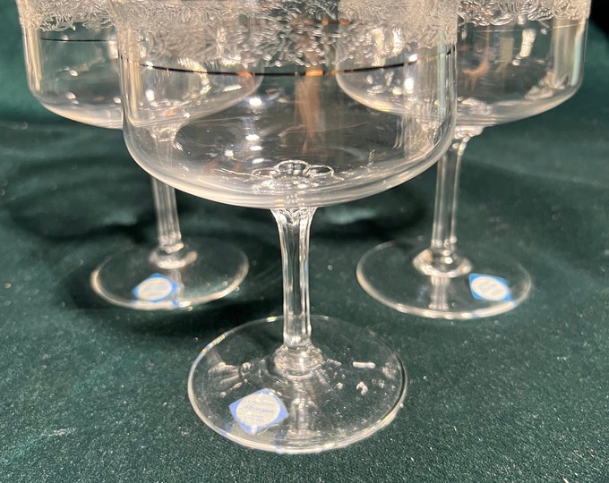 Lenox Crystal MOONSPUN CHAMPAGNE Glasses Etsy